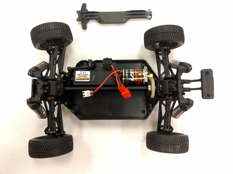 Rear gear covering and spine removed