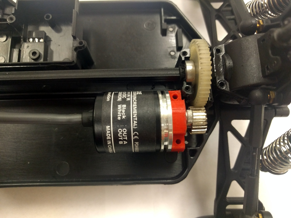 Placed the encoder